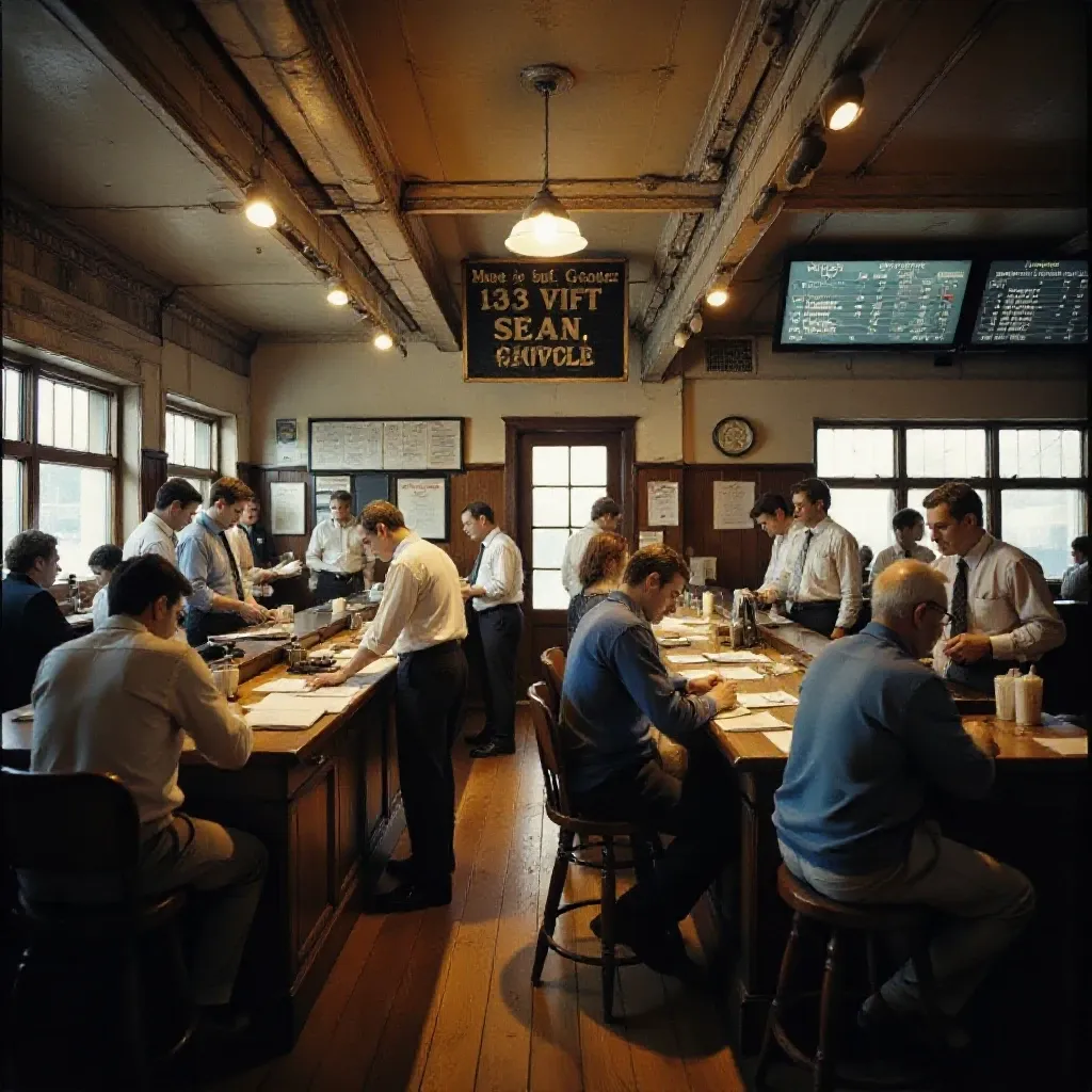 Vintage Betting Parlor
